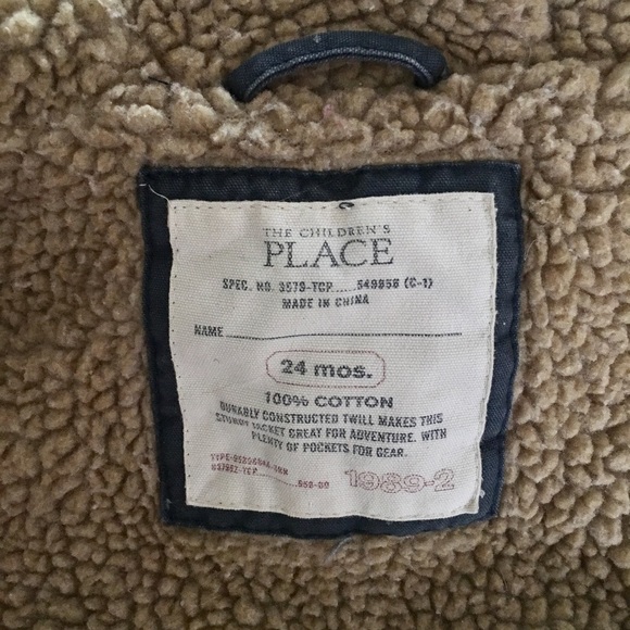 Toddler winter coat sherpa lined 24 M 2T - Picture 4 of 6